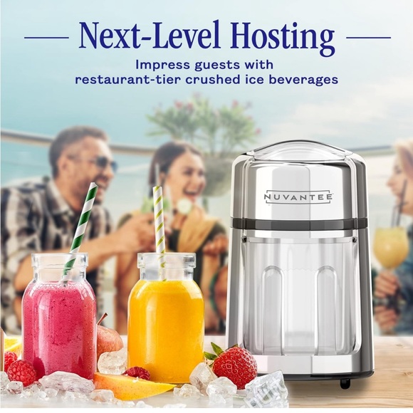 Nuvantee Manual Ice🧊Shaver - Stainless Steel Snow Cone Maker Non-Slip BPA Free - Picture 12 of 12